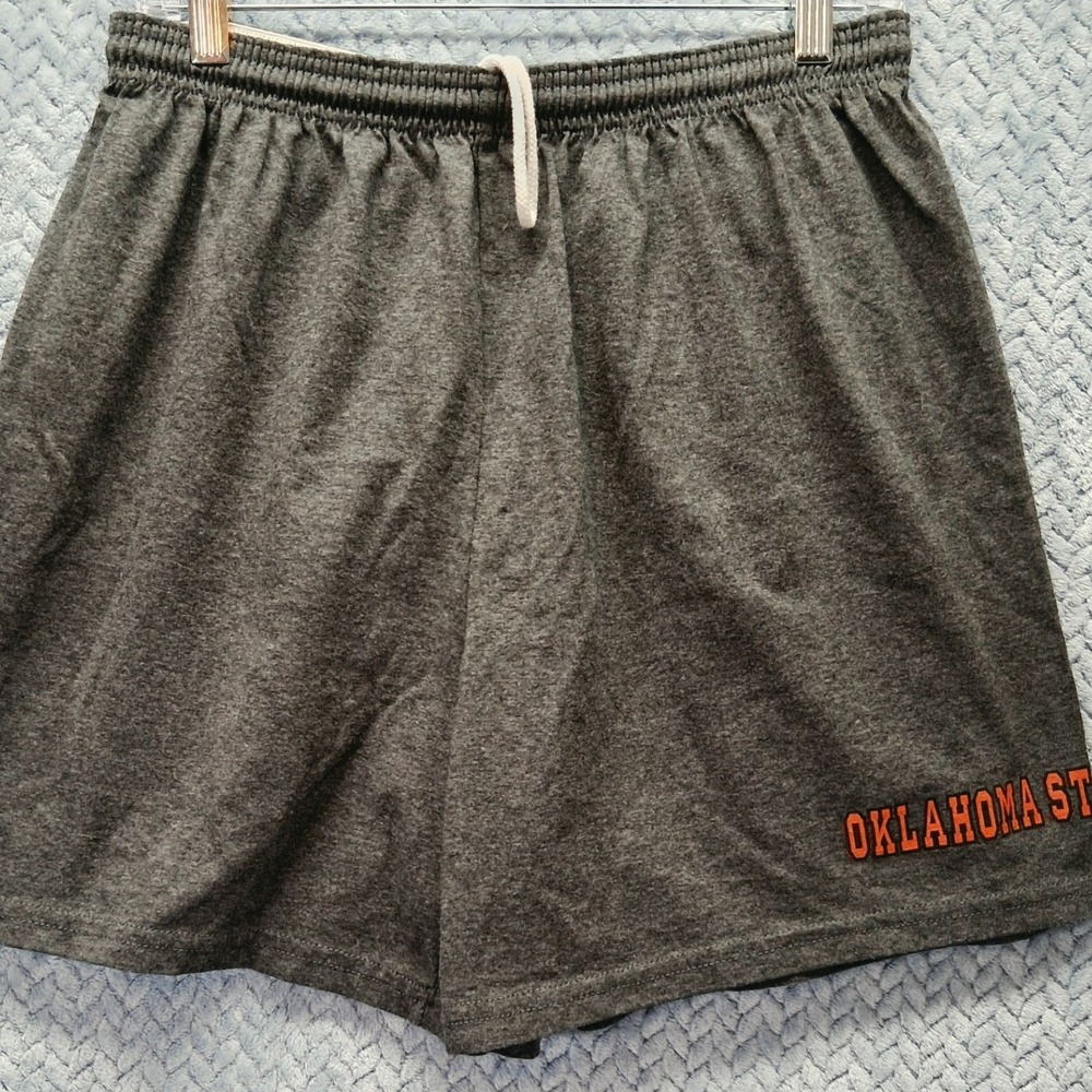 Russell Athletic Oklahoma State Cowboys Shorts Gray Mens Large NCAA Training
